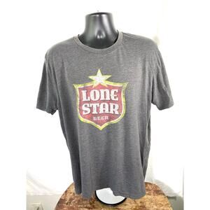 Lone Star Beer Graphic Tee XL Gray Old Navy